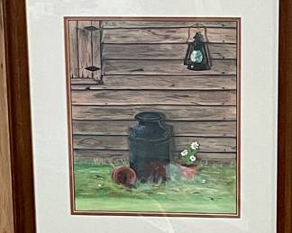 FRAMED BARBARA ANDERSON ORIGINAL ART