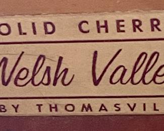 SOLID CHERRY "WELSH VALLEY" by THOMASVILLE CHEST OF DRAWERS