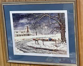 Framed Completed Puzzle