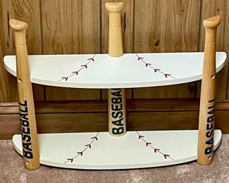 "BASEBALL" WALL SHELF