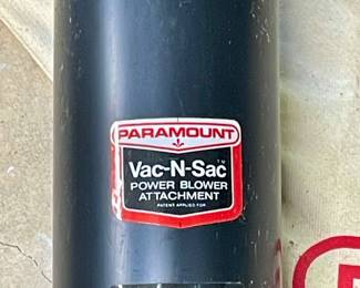 PARAMOUNT VAC-N-SAC ACCESSORIES 