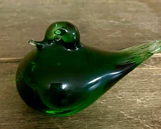 Green Glass Bird