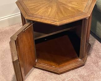 MCM HEXAGON END TABLE -  2-AVAILABLE