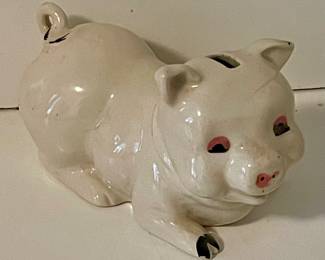 ANTIQUE PIG COIN BANK