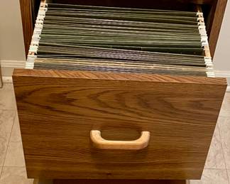 2-Drawer File Cabinet on Casters