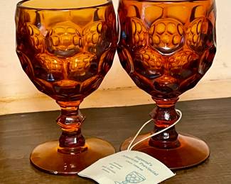 IMPERIAL GLASS "AMERICAN PROVINCIAL" GOBLETS