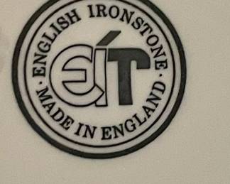 RED/WHITE ENGLISH IRONSTONE