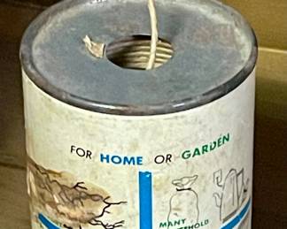 Vintage Ty-Em plant tys with a twist  (Twine in a can)