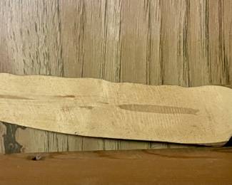 CARVED WOODEN DAGGER  -  BLUE RIDGE, NC