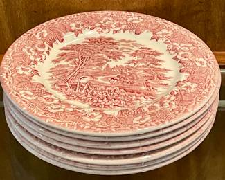 RED/WHITE ENGLISH IRONSTONE