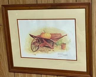 Framed, Signed Ken Helser Print