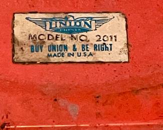 VINTAGE UNION MADE TOOL BOX