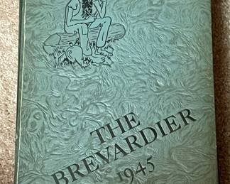 BREVARD COLLEGE 1945  “THE BREVARDIER” YEARBOOK 