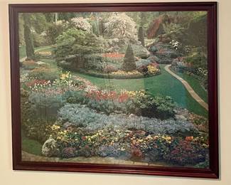 LARGE FRAMED COMPLETED PUZZLE