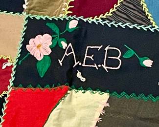 Antique Quilt  (1906 A.E.B.  -Alice Elizabeth Bridges)