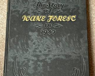 WAKE FOREST COLLEGE “THE STORY OF WAKE FOREST IN 1947” YEARBOOK 