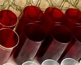 RUBY RED GLASSWARE