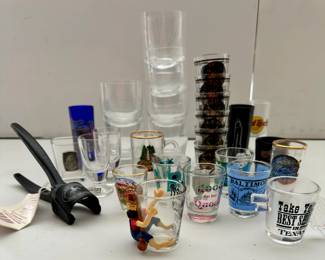 Lot Shot Glasses; Liquor Glasses