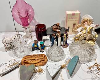 Rossi Glass, Figurines, Candy Dishes, etc