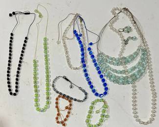 Lot Beaded Necklaces and Bracelets