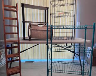 Wire Shelves, Magazine Holder, other