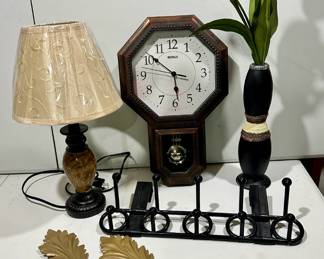 Lamp, Clock, Wall Sconces, etc