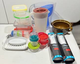 Lot Glass Pryex, Other Storage