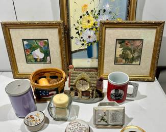Wall Art, Trinket Boxes, etc