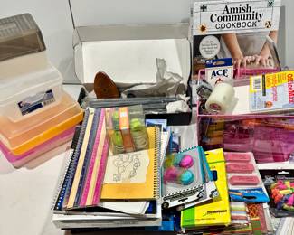 Wind Chimes, Cookbook, Office Supplies