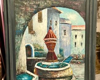 Fountain Signed Picture