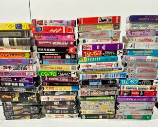 Lot VHS tapes