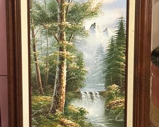 M Scott Mountain Stream Oil