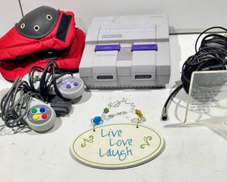 Super Nitendo with Controllers