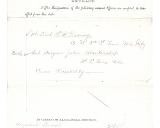 Tennessee Civil War Documents