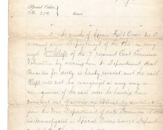 Civil War Documents, we have about 40 of these 