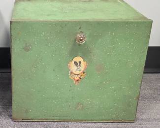 Vintage Bilt Rite Bread Box – Green Speckle – Original Finish & Label