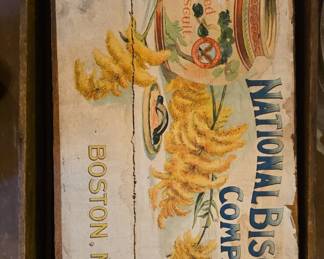 crate front from the National Biscuit Company (NABISCO), early 1900s–1910s.