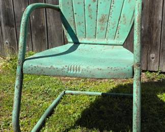 Vintage 1940s-50s shellback motel chair.  3 other available in different style