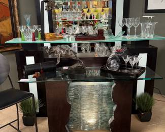 Contemporary bar and barware
