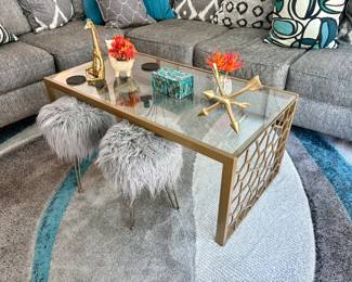 Look at the furry Footstools!