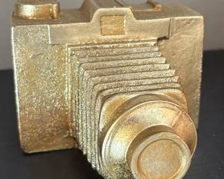 Gold Camera Decor
