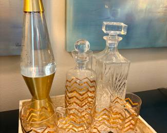 Love this Decanter Glass Set!