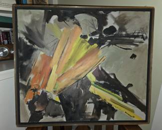 mid century painting