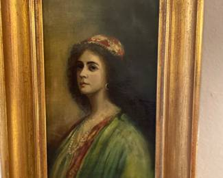 Beautiful portrait framed