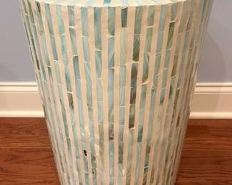 6280 Baxton Studio Draven Mother Of Pearl Mosaic End Tablemin