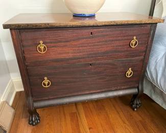 6280 Vintage 2Drawer Side Tablemin