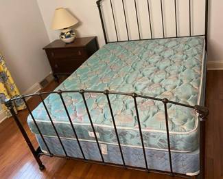 6280 Arhaus Queen Wrought Iron Bed Framemin