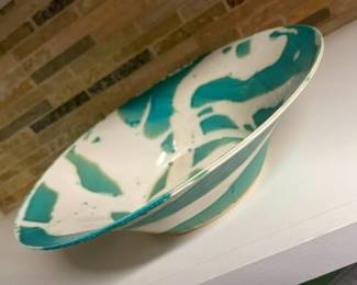 6280 Stacie Pottery Centerpiece Bowlmin