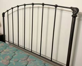 6280 Arhaus Queen Wrought Iron Bed Headboard Detailmin