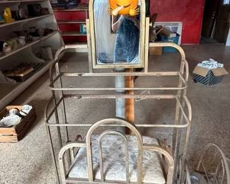 Brass Vanity (missing glass)